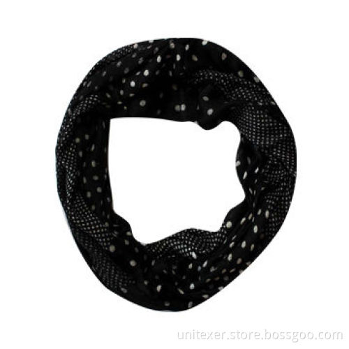 Polyester Loop Scarf, Soft and Comfortable, Various Colors are Available